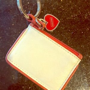 Coach coin keychain
